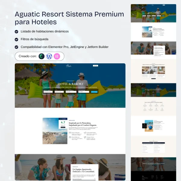 Sistema de reservas para hoteles en WordPress con gestión de habitaciones